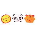 Набор игрушек для ванны Забавные зверята Baby Team 9022 (3 шт) в ассортименте